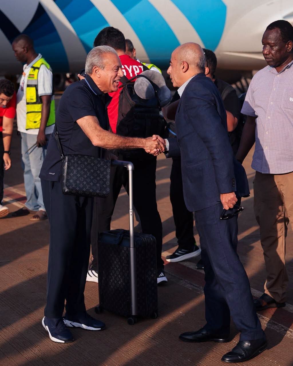 منتخب مصر يصل جنوب السودان استعداداً لمواجهة الثلاثاء فى تصفيات أمم أفريقيا