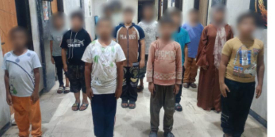 ضبط (10) أشخاص لاستغلال (14) طفلًا في التسول وبيع السلع بالقاهرة