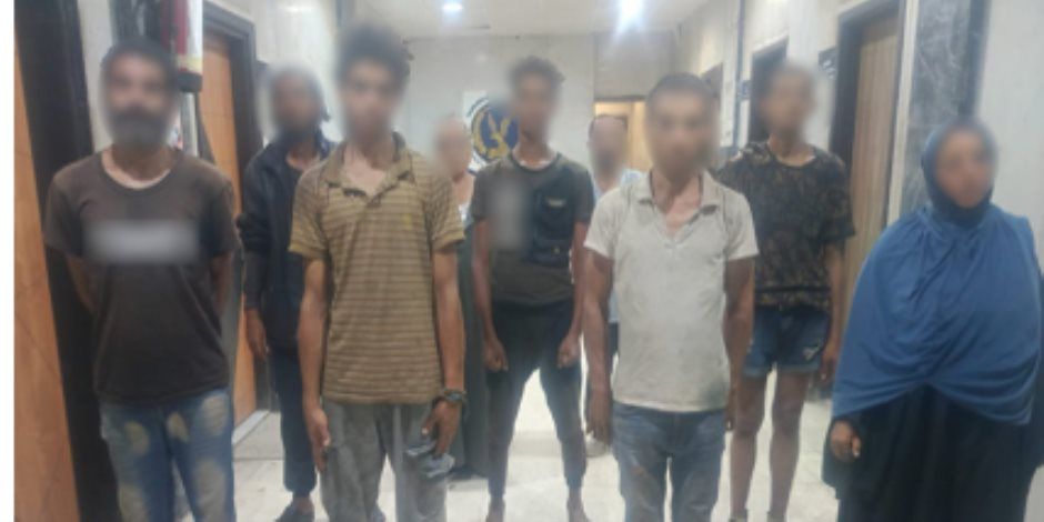 مباحث الأحداث تضبط 8 رجال وسيدتين يستغلون الأطفال فى أعمال التسول بالقاهرة