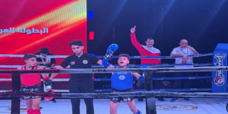 ذهب عربي لمصر.. مازن السيد يهزم بطل الإمارات ويتوج بذهبية المواي تاي