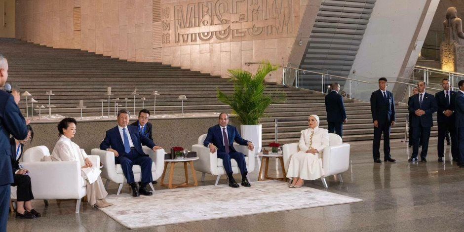 السيدة انتصار السيسي عن «المتحف الكبير»: عظمة حضارة أبهرت العالم