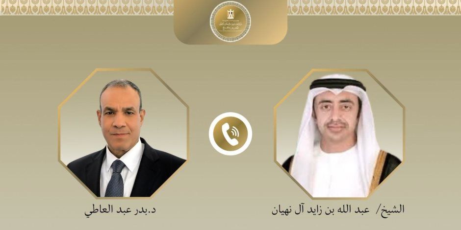 وزير الخارجية ونظيره الإماراتي يبحثان مستجدات الأوضاع الإقليمية