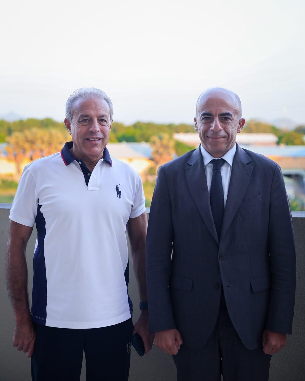 الدرندلى مع السفير المصرى فى جنوب السودان