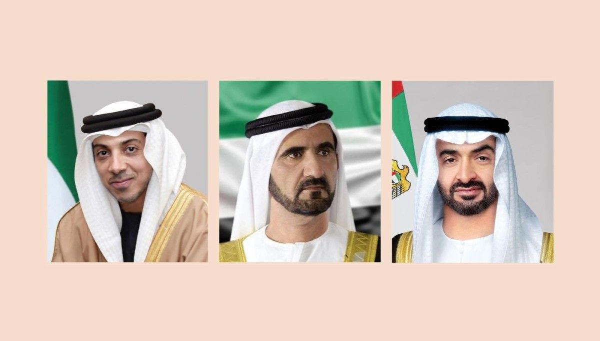 رئيس الدولة ونائباه يهنئون خادم الحرمين الشريفين وولي عهده بذكرى اليوم الوطني الـ”96″ للمملكة