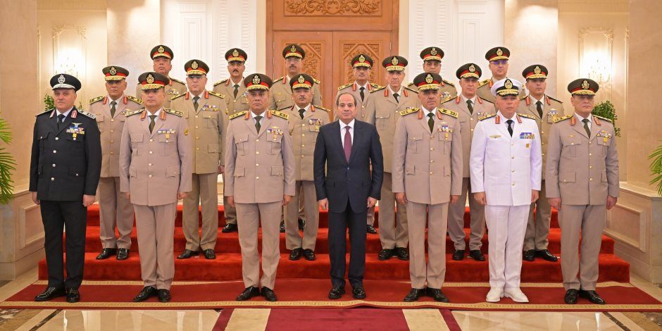 الرئيس السيسي يترأس اجتماع المجلس الأعلى للقوات المسلحة بالعاصمة الجديدة (صور)