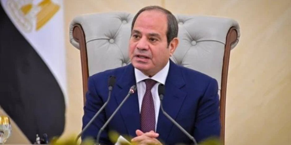 الرئيس السيسى يشدد على رفض مصر التام لأى محاولات تستهدف تهجير الشعب الفلسطينى من أرضه