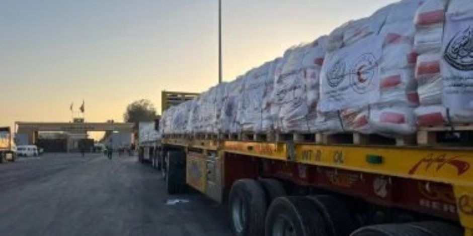 إطلاق قافلة جديدة لدعم غزة بحمولة 3 آلاف طن من المساعدات الشاملة