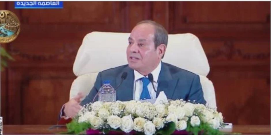 فخامة الرئيس السيسي: مصر واجهت منذ 2011 لحظات فارقة اقتربت فيها الدولة من حافة الانهيار