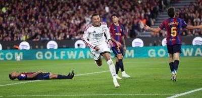 مبابي يقود ريال مدريد لحسم الكلاسيكو