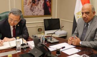 وزير الكهرباء يبحث مع مجموعة الصين لهندسة الطاقة "China Energy" ومعهد تخطيط الطاقة الكهربائية الصيني "EPPEI
