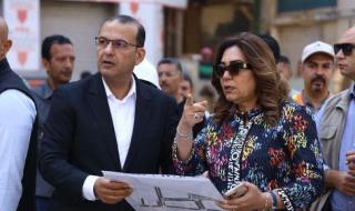 وزيرة التنمية المحلية والبيئة تتفقد معدلات تنفيذ المرحلة الثانية من تطوير سوق العتبة بالقاهرة