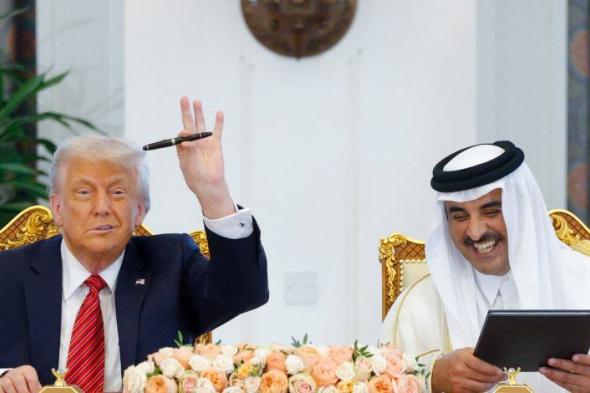 أمير قطر يهدى ترامب قلما فاخرا من طراز مونت بلانك