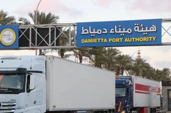 ميناء دمياط يعزز تدفق البضائع إلى أسواق الخليج عبر خط الرورو